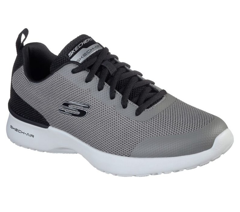 Skechers Skech-Air Dynamight - Winly - Mens Sneakers Grey/Black [AU-LR2727]